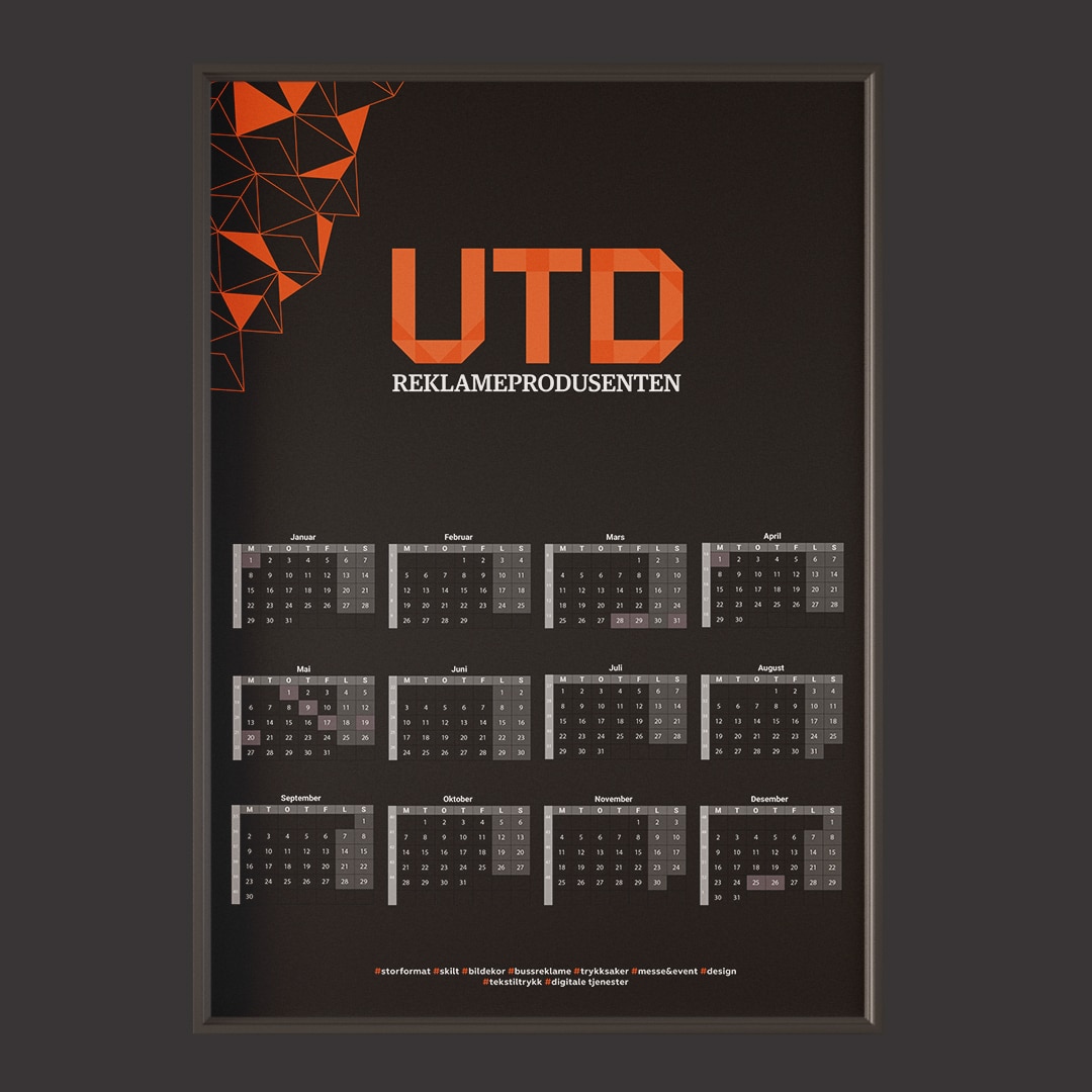 UTD - Plakatkalender