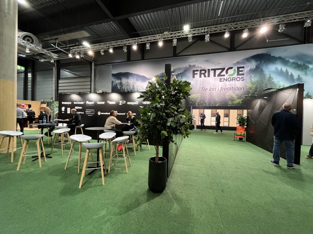 560 kvm messestand for Fritzøe Engros – Bygg Reis Deg 2025