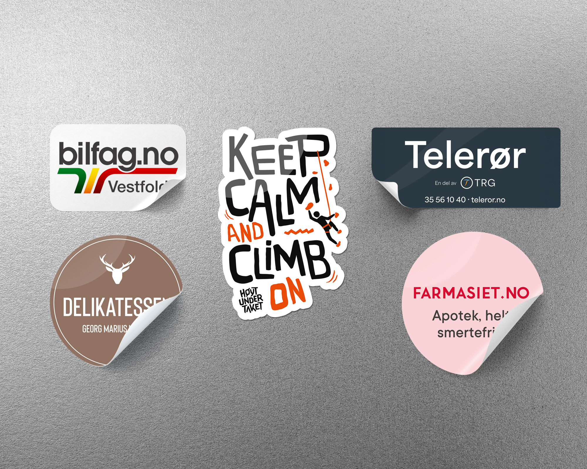 Klistremerker med logo: den komplette guiden for bedrifter